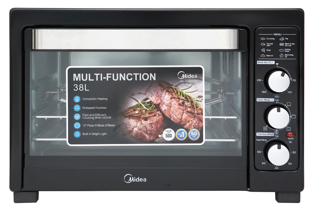 Lò nướng 38L Midea MEO-38AGY8